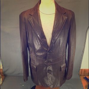Vtg ECHTESLEDER Fitted Leather ’Cochise’ Jacket